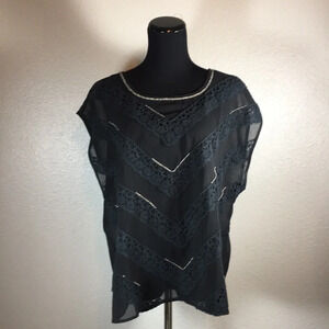 Forever‎ 21 Semi Sheer Blouse